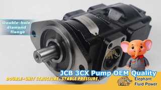 OEM Kalitesi 20/903200 Parker / JCB 3CX İkiz Hidrolik Pompa