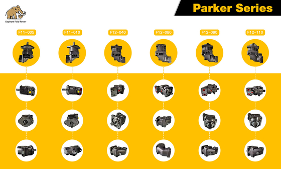 Parker F11 F12 F11-005-MB-CV-K-000 Parker Piston Motor Hidrolik Orijinal Değiştirme için
