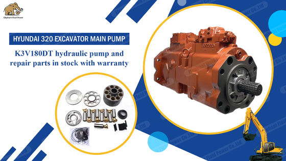 Hyundai 320 Excavator K3V180Dt 31N9-10010 Ana Pompa için OEM kalitesi hidrolik pompa parçaları