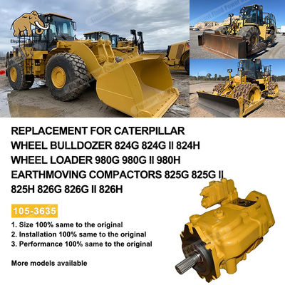 105-3635 Caterpillar için Hidrolik Pompa Montajı 824G 824H 980G 980H Tam Eşleşme ve Mükemmel Performans